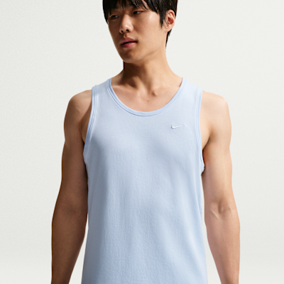 NIKE テニス メンズ タンクトップ XL Dri-FIT ホワイトxブルー NIKE公式】ナイキ プライマリー メンズ Dri-FIT バーサタイル タンク